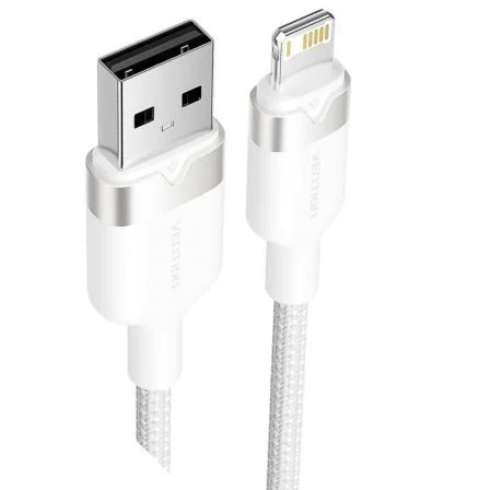 Vention Cable USB Lightning Macho a Lightning Macho 480Mbps 1m Blanco Vention Cable USB Lightning Macho a Lightning Macho 480Mbps 1m Blanco